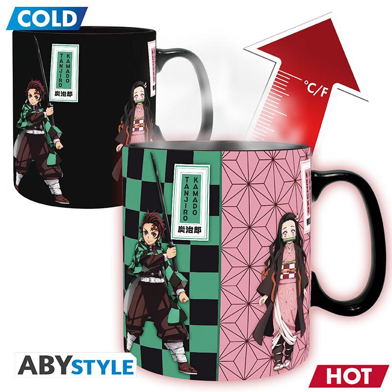 DEMON SLAYER - Tasse Heat Change - 460 ml - Slayers x2