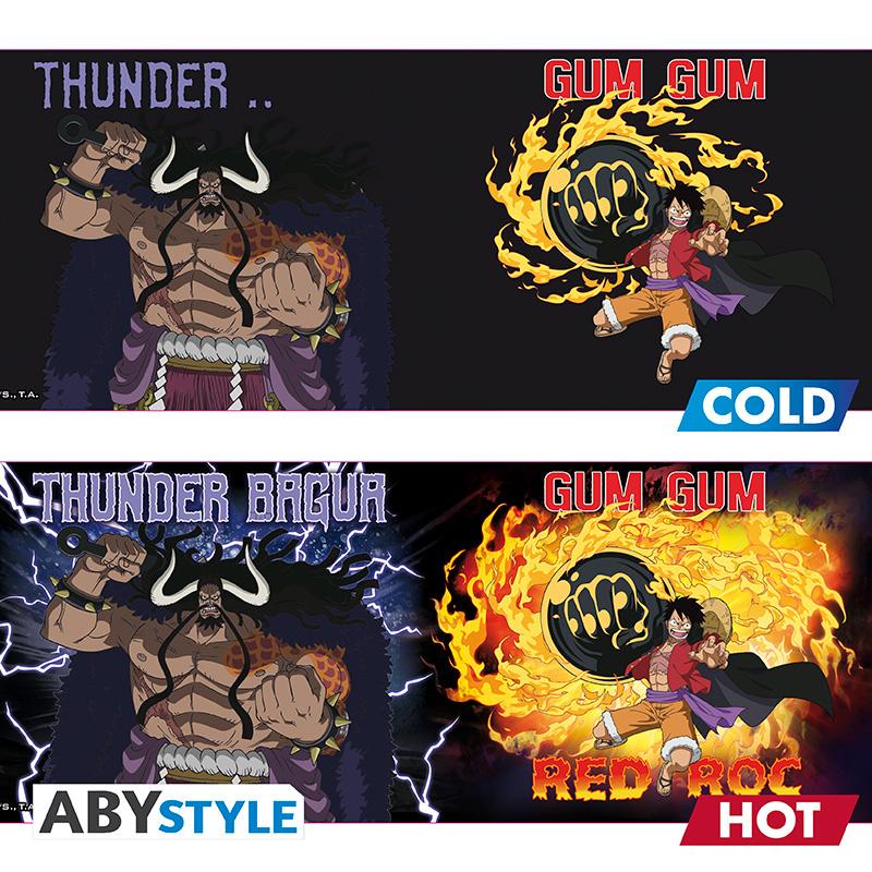 Produktbild ONE PIECE - Thermo Tasse - 460 ml -Luffy vs Kaido 4 von 5