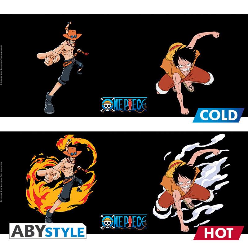Produktbild One Piece Luffy&Ace Thermoeffektasse 4 von 5