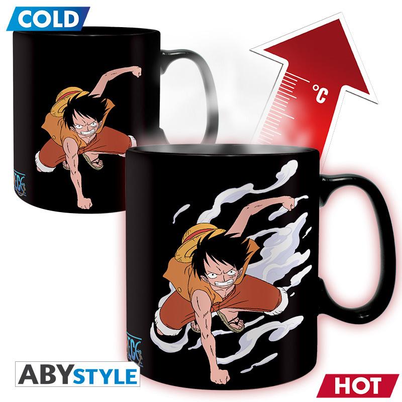 One Piece Luffy&Ace Thermoeffektasse