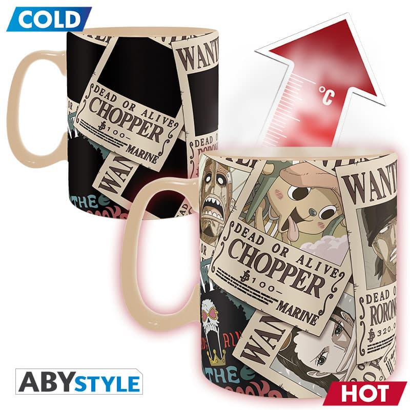 Produktbild One Piece Wanted Thermoeffekttasse 2 von 5
