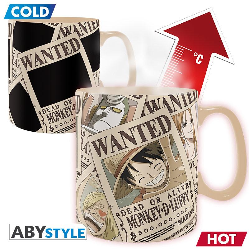 One Piece Wanted Thermoeffekttasse