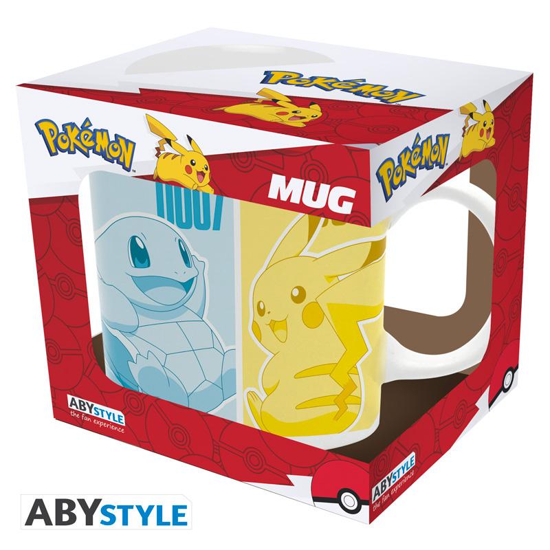 Produktbild POKEMON - Tasse - 320 ml - Pikachu&Kanto Starters 3 von 5