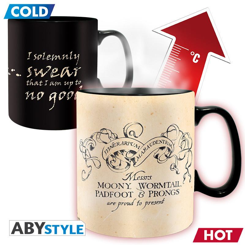 Harry Potter Marauder's Map Thermoeffekt Tasse