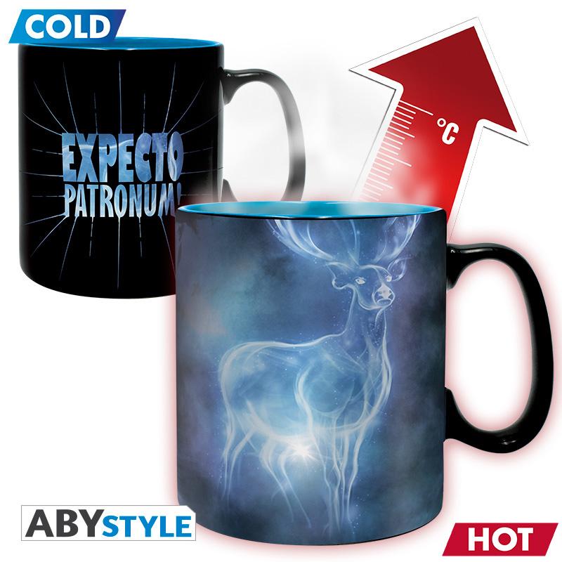 Harry Potter Patronus Thermoeffekt Tasse