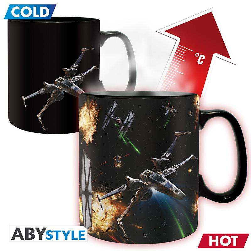 Star Wars Spacebattle Thermoeffekttasse