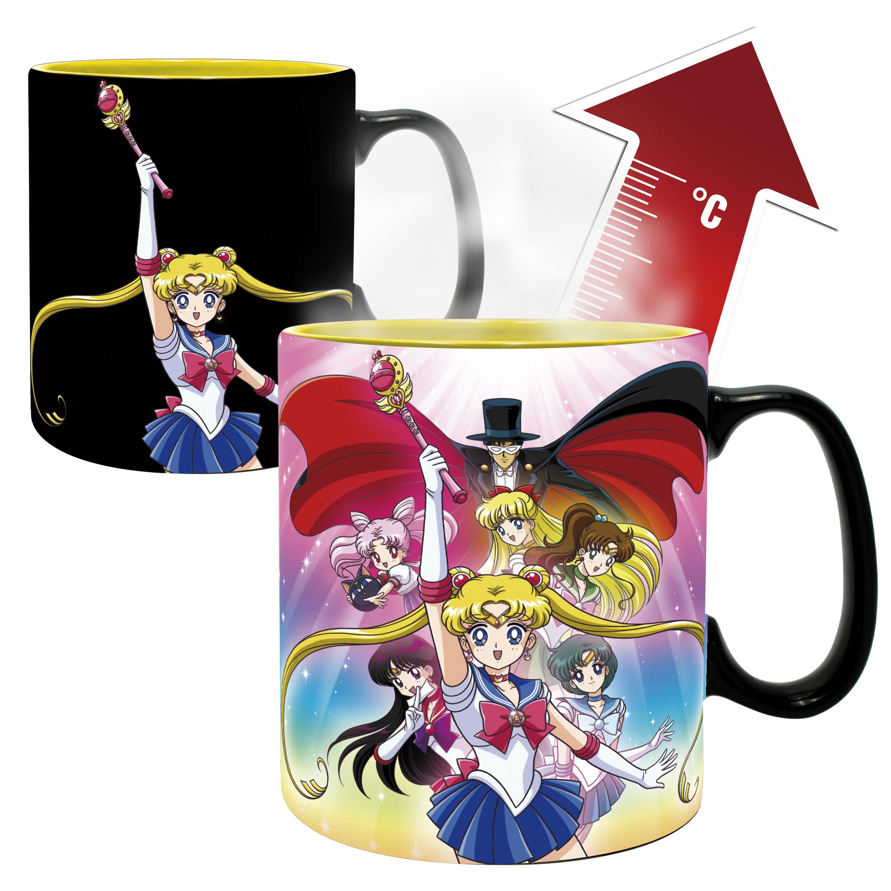 SAILOR MOON  Group Thermoeffekt Tasse 460 ml