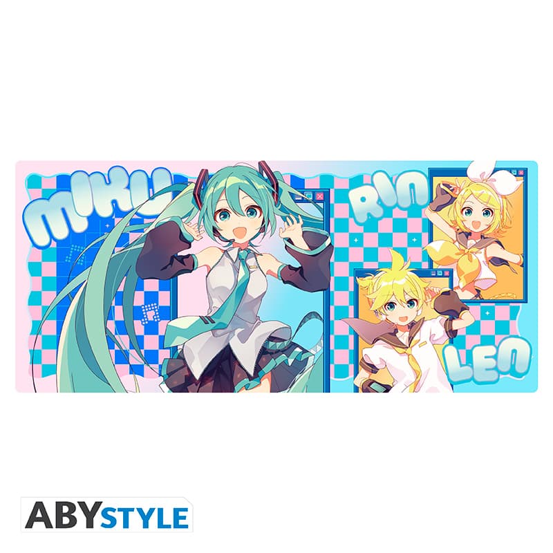 HATSUNE MIKU - Mousepad XXL 90x40 - Miku & friends x2