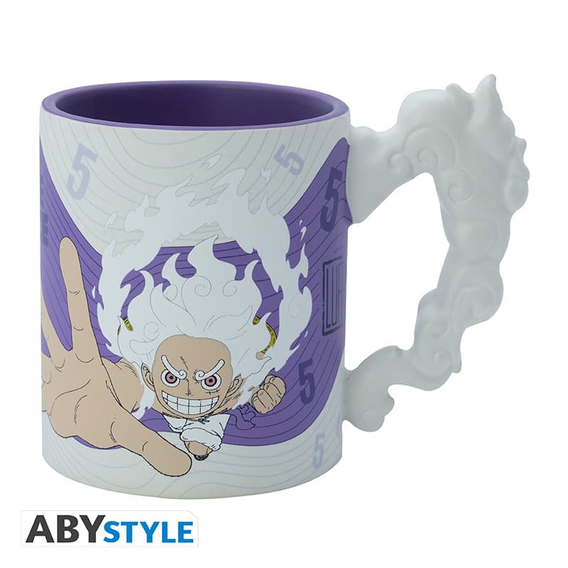 ONE PIECE - Mug 3D handle - Luffy Gear 5th x2
