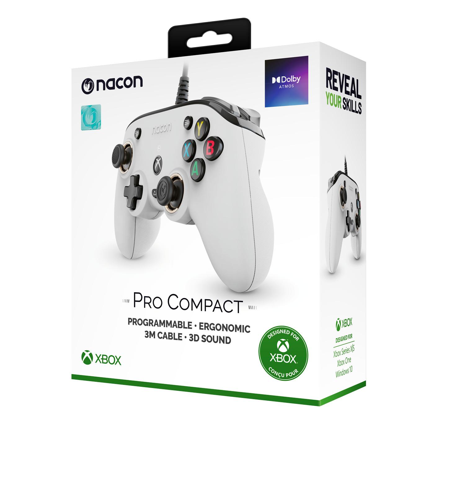 Produktbild NACON Xbox Compact Controller PRO [white] 2 von 3