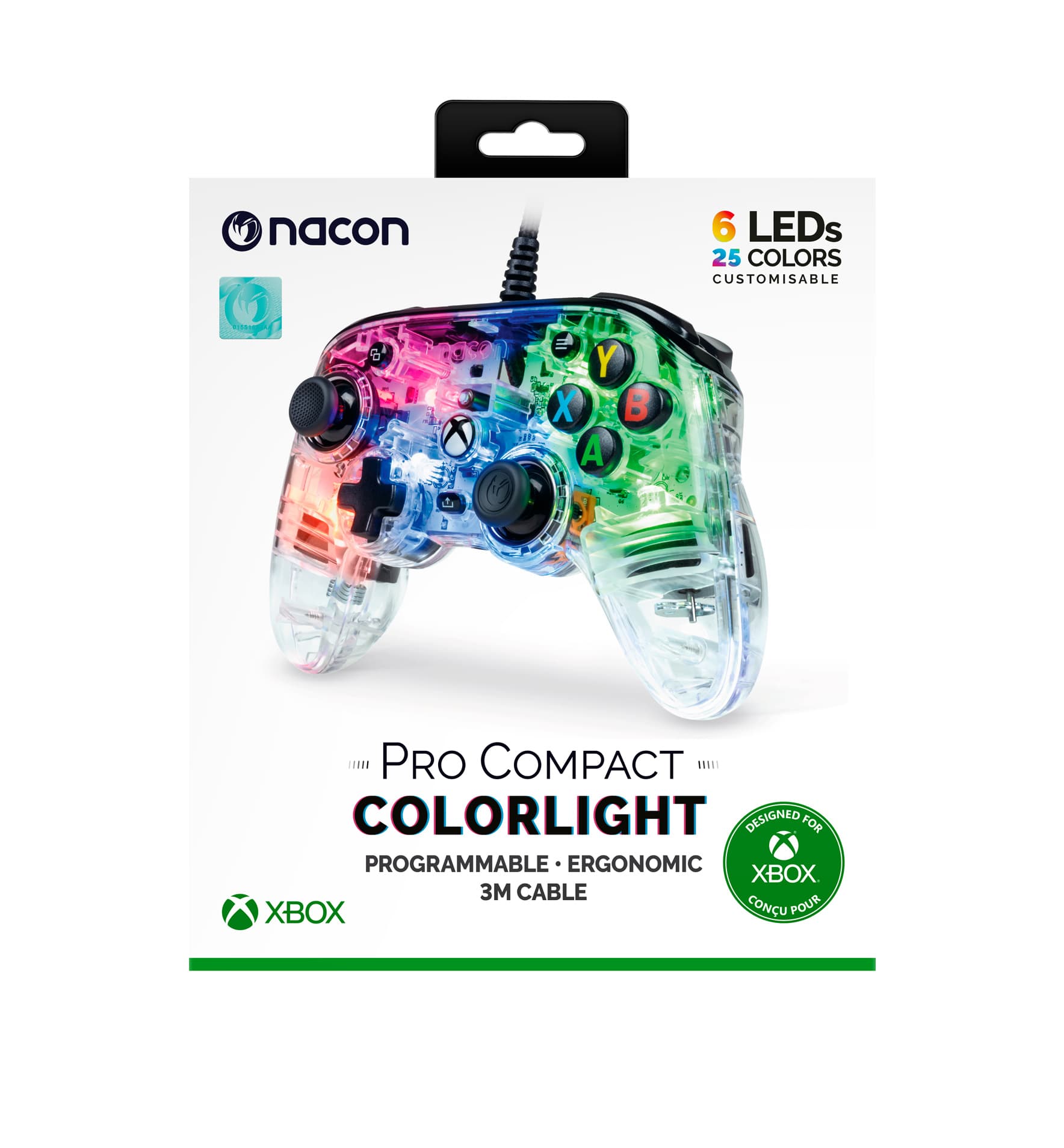 NACON Xbox Compact Controller PRO [Off. lizenz./RGB-Color]