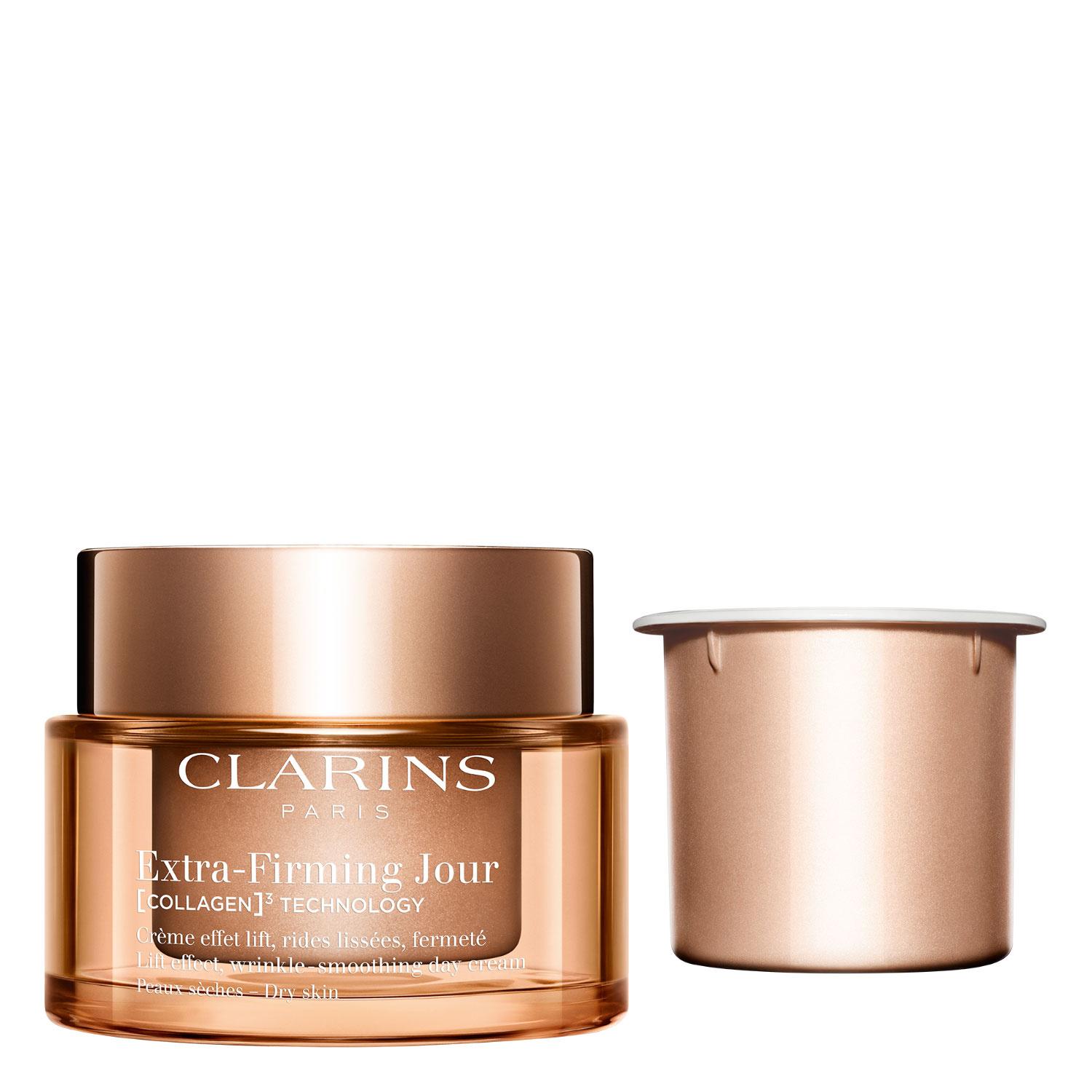 Produktbild CLARINS Extra-Firming Jour [Collagen]³ Technology Crème Peaux sèches Nachfüllbar 3 von 6
