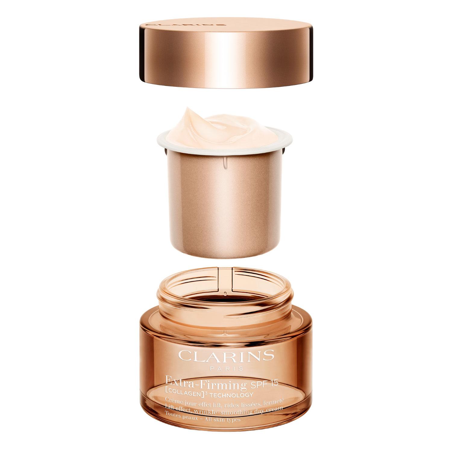 Produktbild CLARINS Extra-Firming Jour SPF 15 [Collagen]³ Technology Toutes Peaux Nachfüllung 2 von 6
