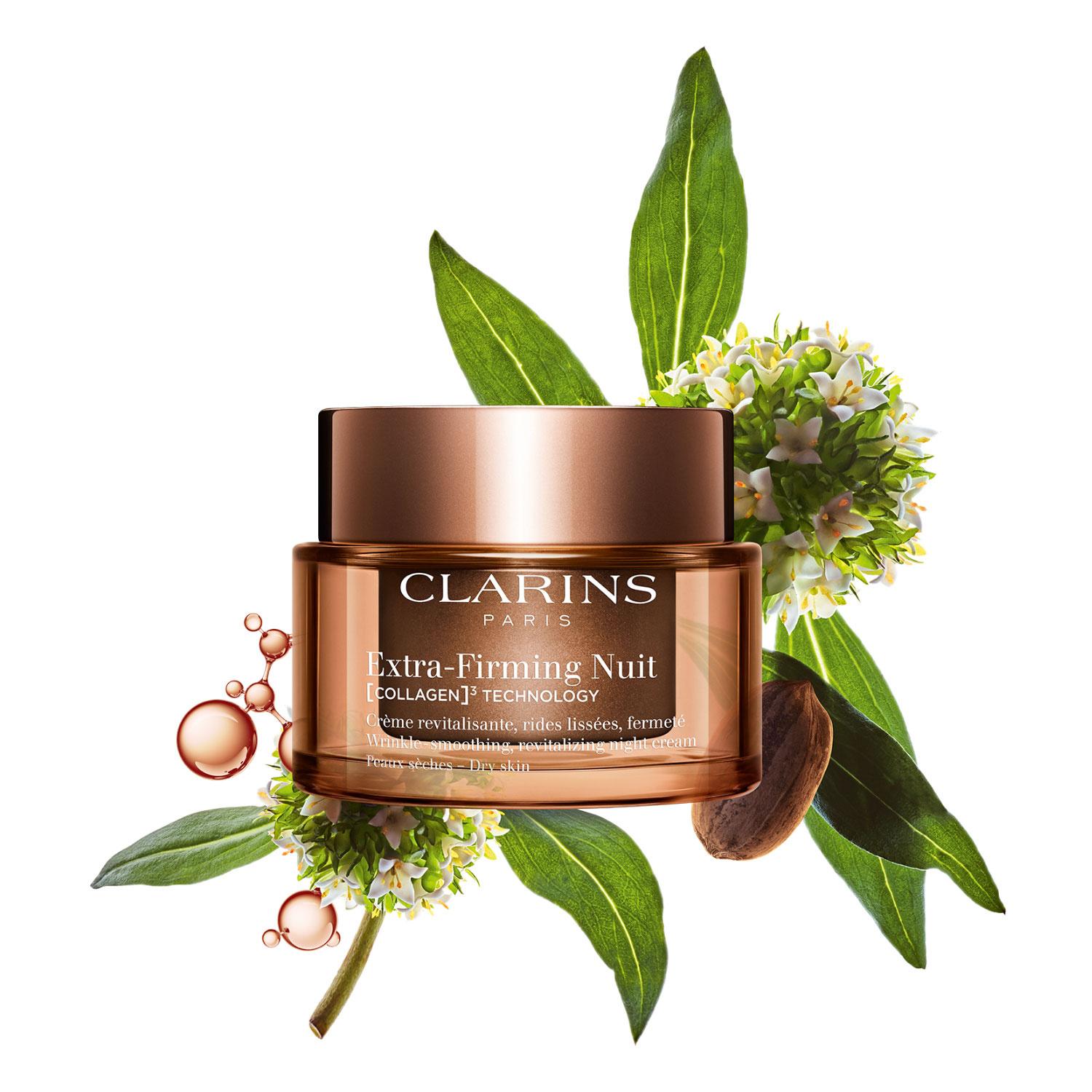 Produktbild CLARINS Extra-Firming Nuit [Collagen]³ Technology Crème Peaux sèches Nachfüllbar 2 von 6