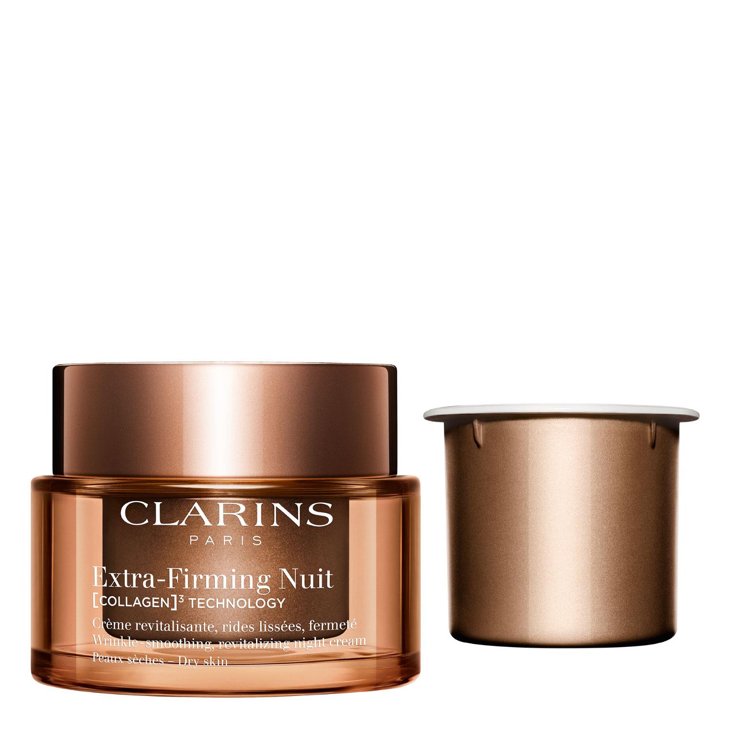 Produktbild CLARINS Extra-Firming Nuit [Collagen]³ Technology Crème Peaux sèches Nachfüllbar 3 von 6