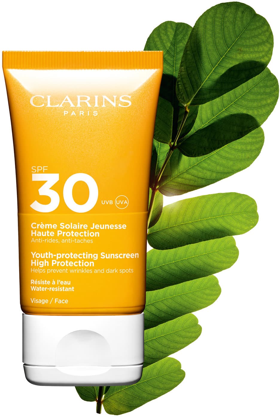 CLARINS Sonnenschutz-Creme mit Anti-Falten-Wirkung für das Gesicht SPF 30