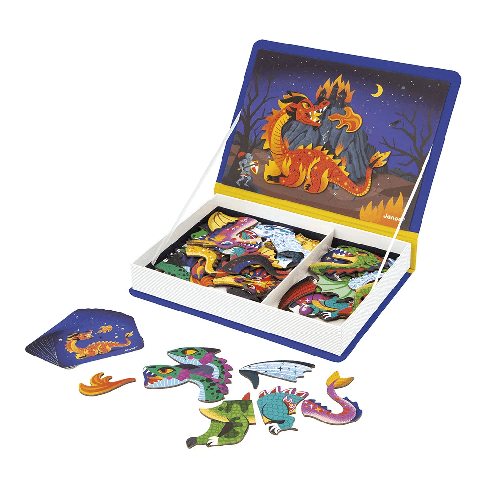 Produktbild Janod - Magneti'book Drachen, 53 Magnete 2 von 2