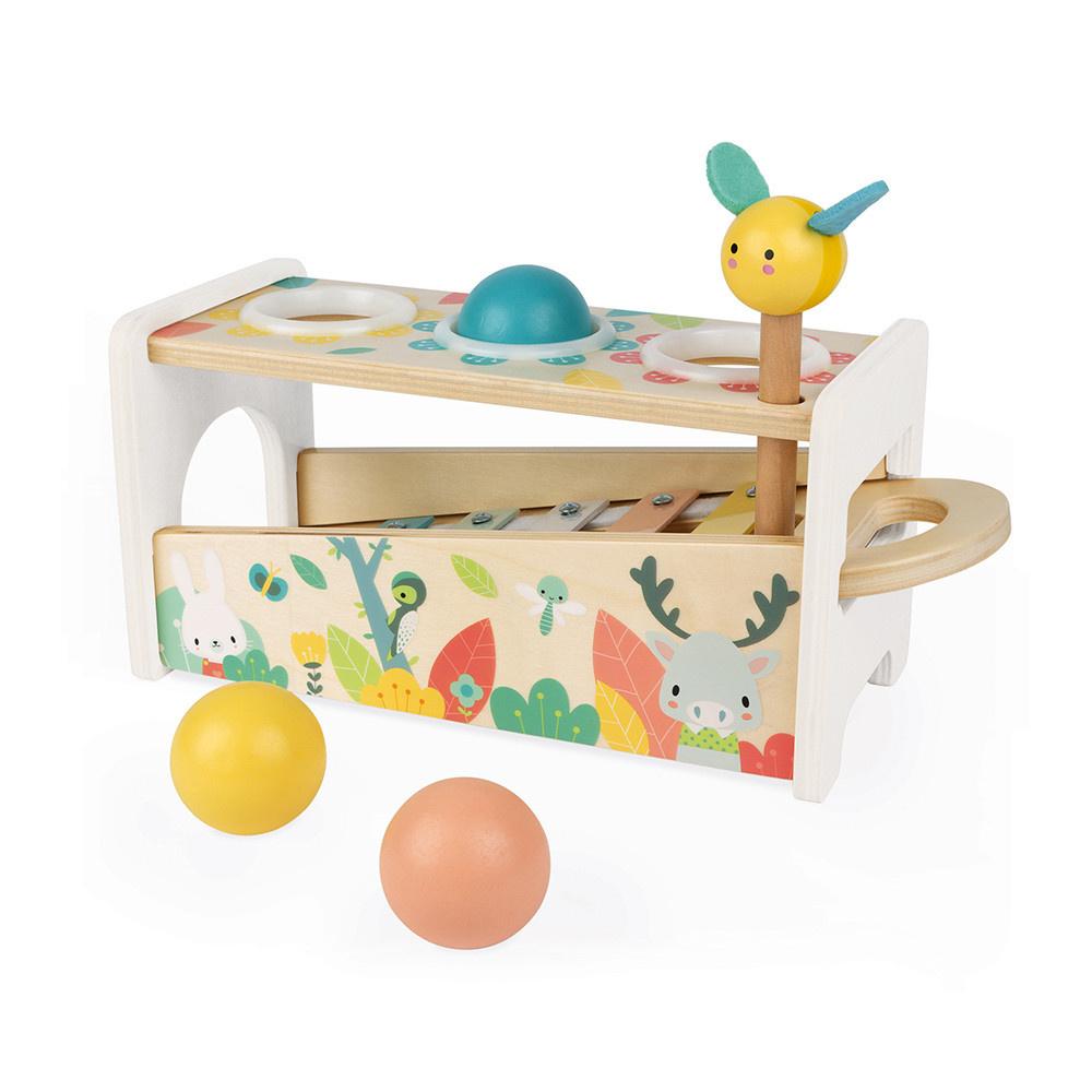 Janod - Pure Schlagspiel Mit Xylophon (Holz)