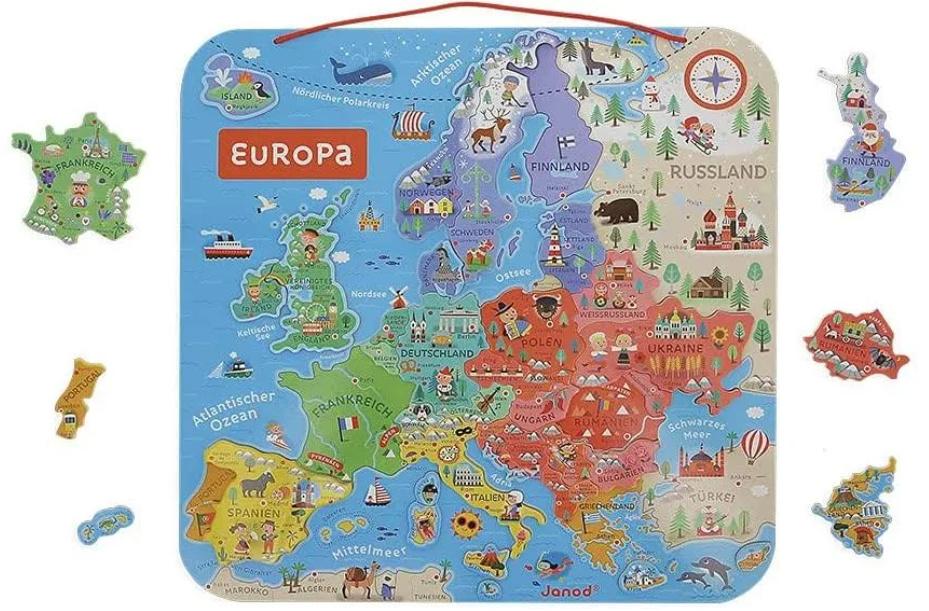 Produktbild Janod - MAGNETISCHES PUZZLE EUROPA, J05473 2 von 2