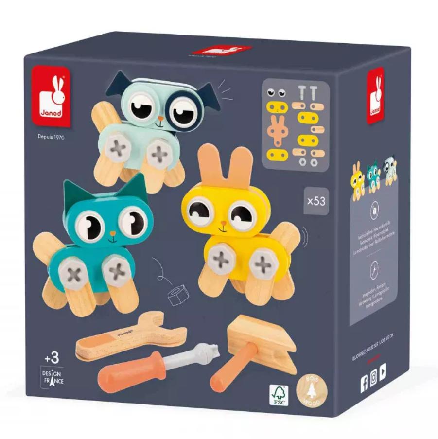 Produktbild Janod - Kleine Tiere zum Selbermachen Brico'Kids 2 von 12
