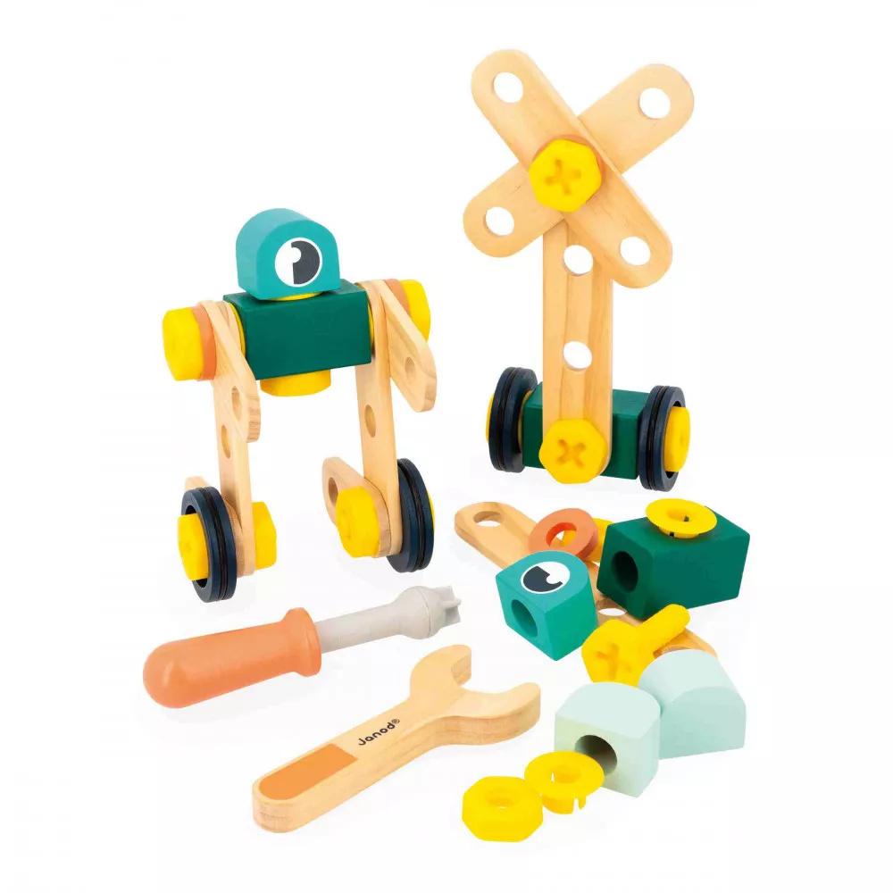 Janod - Brico'Kids Fass 50 Stück (Holz)