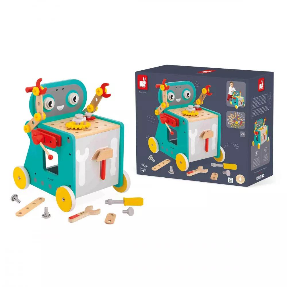 Produktbild Janod - Brico'Kids Roboterwagen 3 von 10