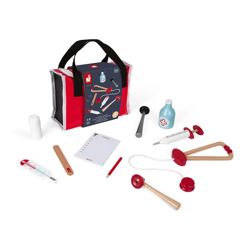 Produktbild Janod - Doktortasche inkl. 10 Teile Zubehör 4 von 8