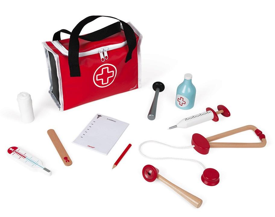 Janod - Doktortasche inkl. 10 Teile Zubehör