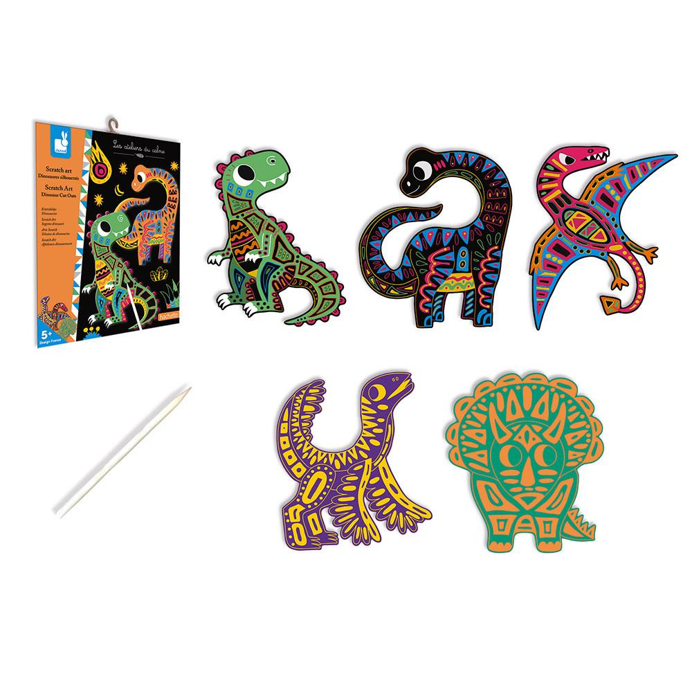 Produktbild Janod - Kreativ-Set Kratzbilder"Dinosaurier" 5 von 5