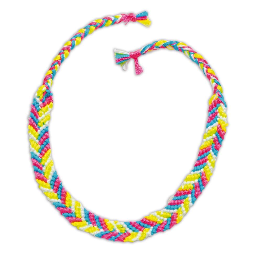Produktbild Janod - Kreativ-Set - 7 brasilianische Armbänder in Neonfarben zum Basteln 8 von 8