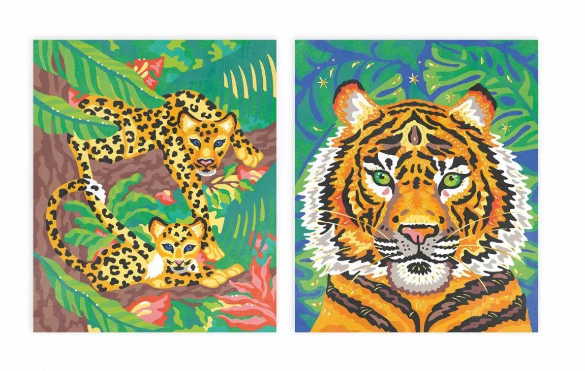 Produktbild Janod - Malen Nach Zahlen Aquarelle Raubkatzen 5 von 6
