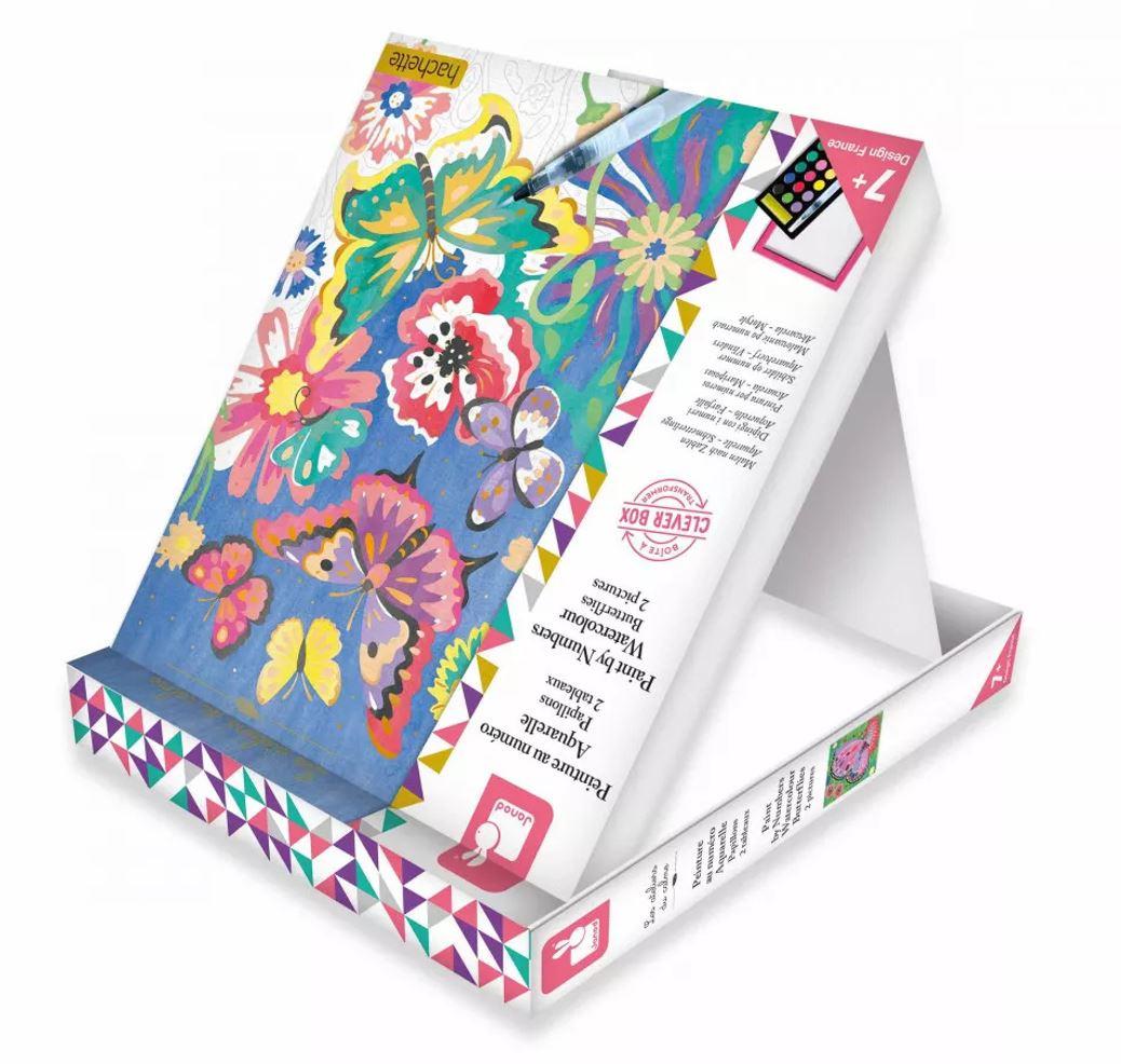 Produktbild Janod - Malen Nach Zahlen Aquarelle Schmetterlinge 6 von 6