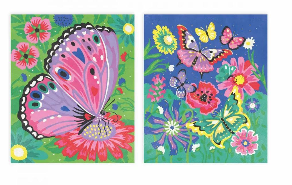 Produktbild Janod - Malen Nach Zahlen Aquarelle Schmetterlinge 5 von 6