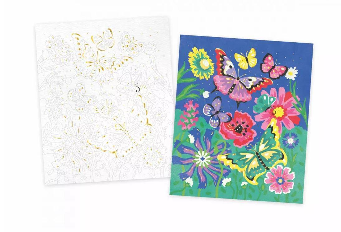 Produktbild Janod - Malen Nach Zahlen Aquarelle Schmetterlinge 4 von 6