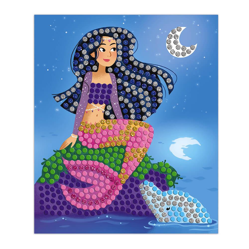 Produktbild Janod - Kreativ-Set - Delfin- und Meerjungfrauen-Mosaike 2 von 4