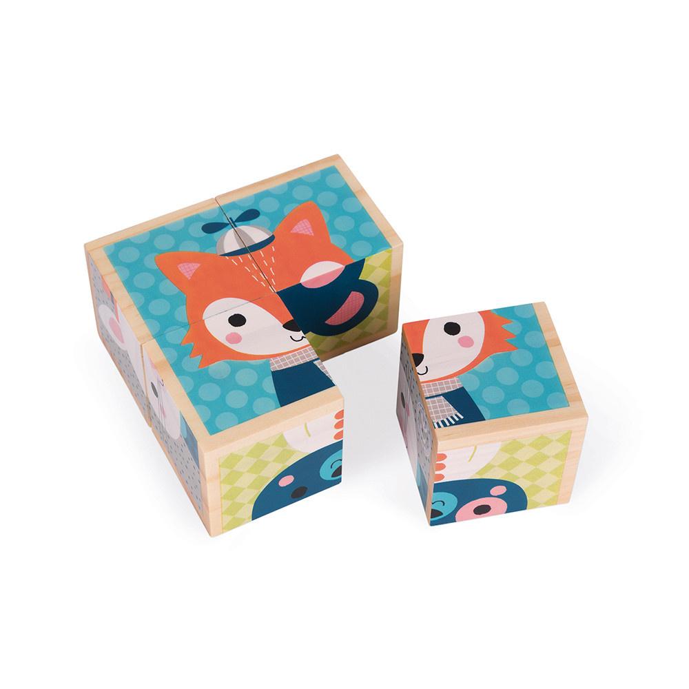 Janod - BABY FOREST MOTIVBAUSTEINE WALDFIGUREN (HOLZ)