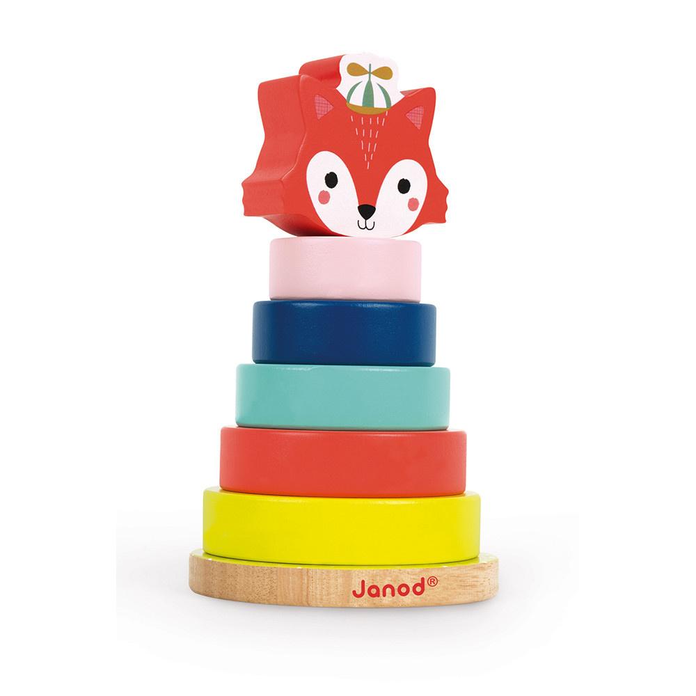 Produktbild Janod - Baby Forest Stapeltier Fuchs (Holz) 4 von 5