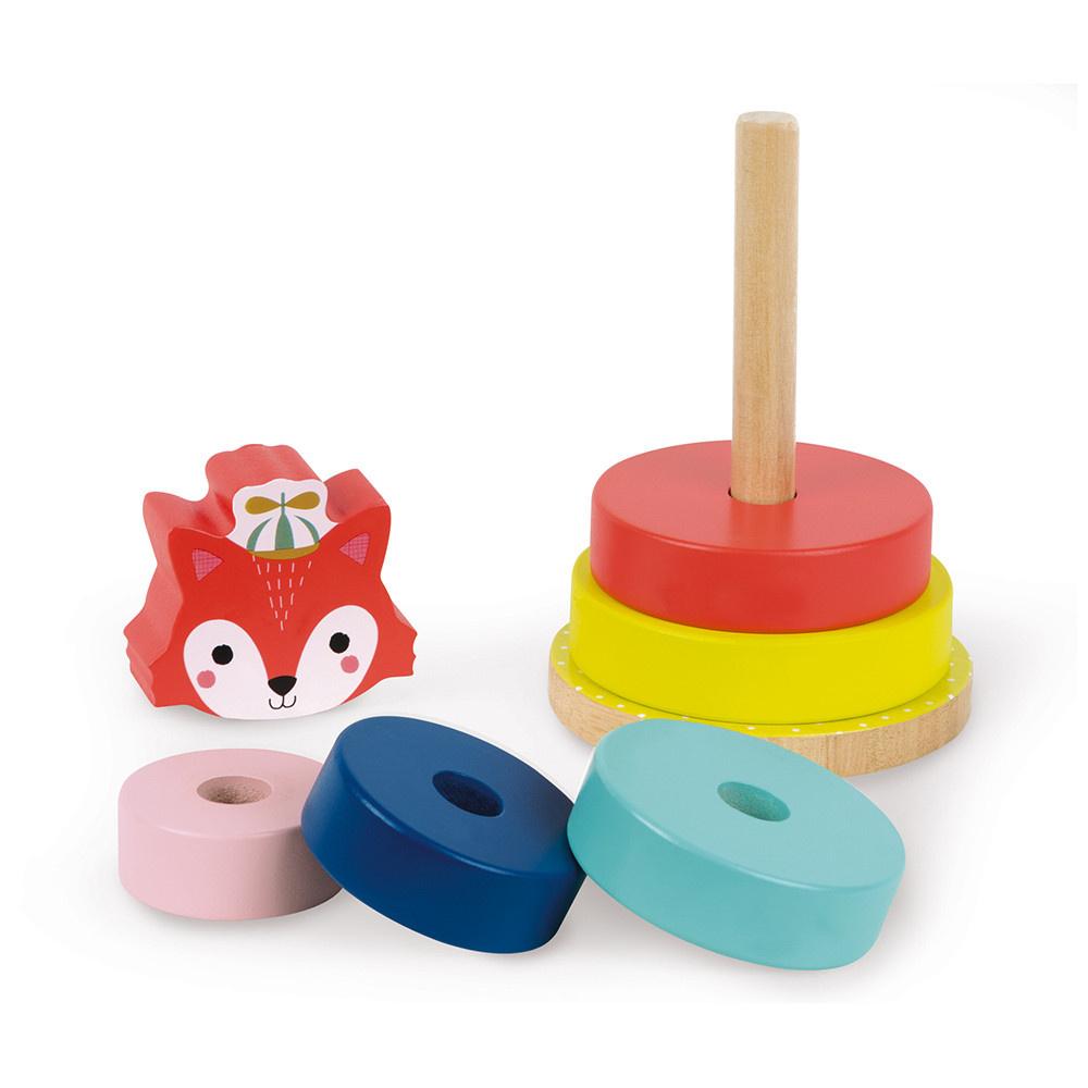 Produktbild Janod - Baby Forest Stapeltier Fuchs (Holz) 3 von 5