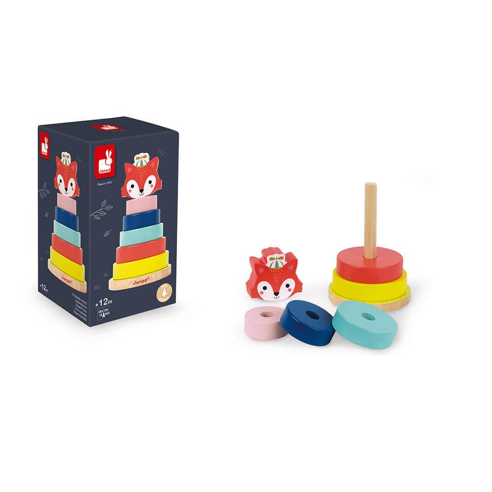 Produktbild Janod - Baby Forest Stapeltier Fuchs (Holz) 2 von 5