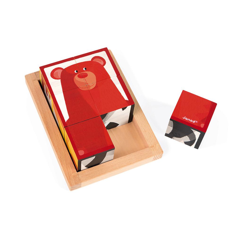 Janod - ZIGOLOS MOTIV-BAUSTEINE WALD BOX/ 6 MOTIVE (HOLZ)