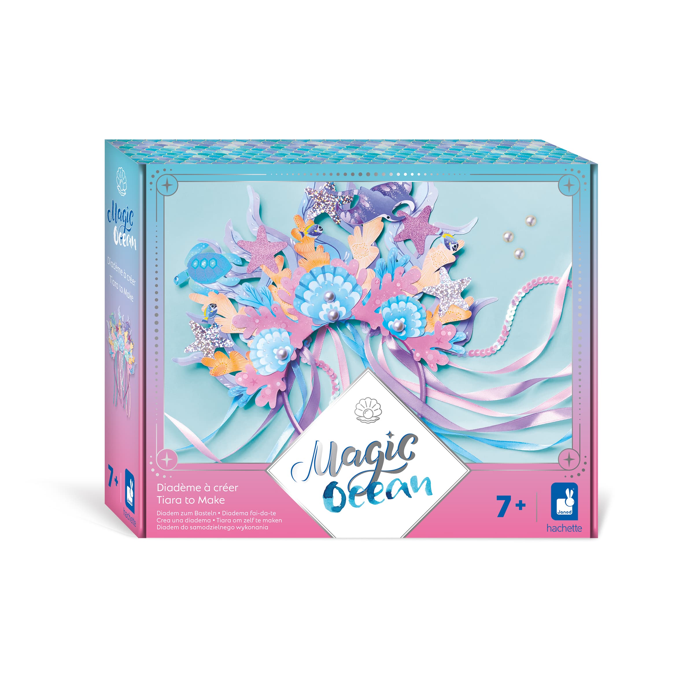 JANOD Magic Ocean Meerjungfrauen-Diadem zum Basteln ab 7 Jahren