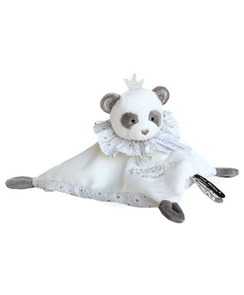 DOUDOU  8903536 Traumfänger Panda Schmusetuch 20cm