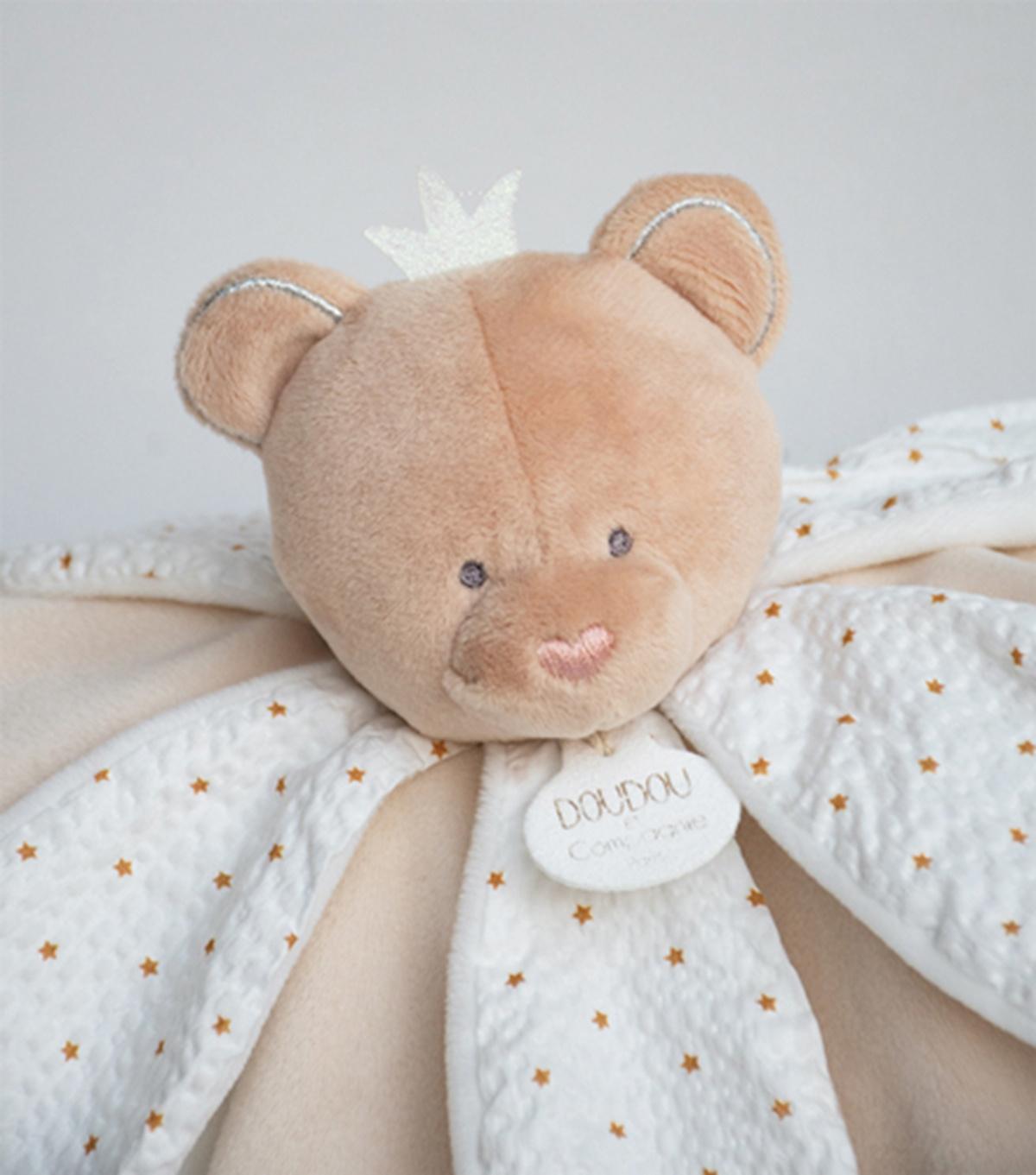 Produktbild DOUDOU Traumfänger Bär Schmusetuch Blüte 26cm 4 von 6