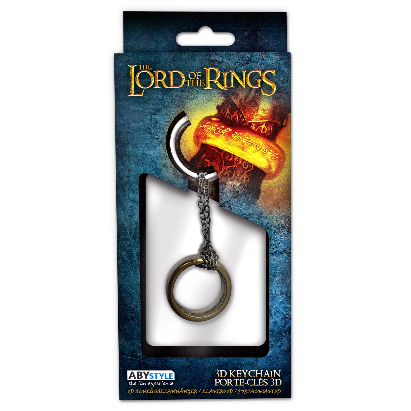 Produktbild Herr der Ringe Schlüsselanhänger 3D Ring 2 von 3