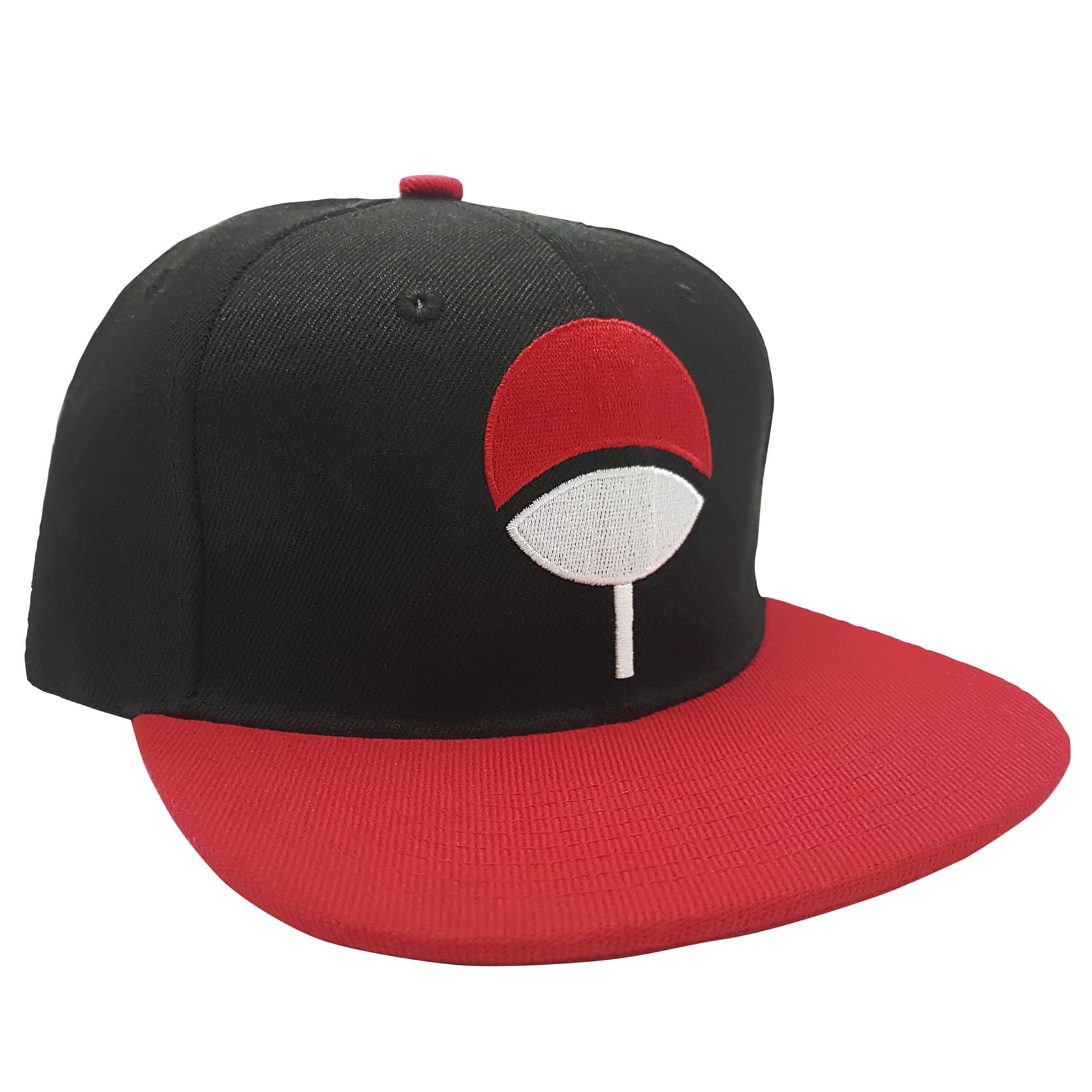 NARUTO SHIPPUDEN Snapback Cap Black & Red Uchiha