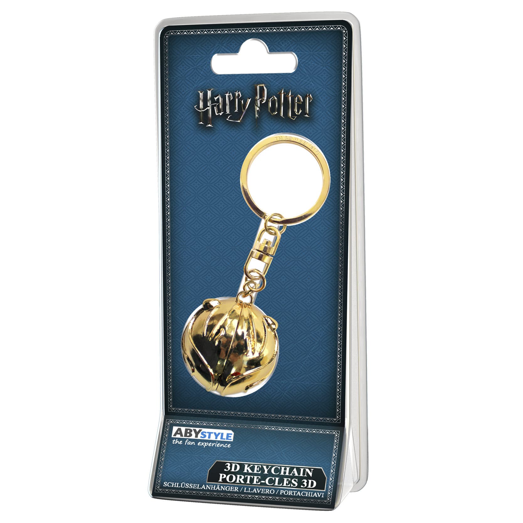 Produktbild HARRY POTTER Schlüsselanhänger 3D Goldener Schnatz 2 von 4