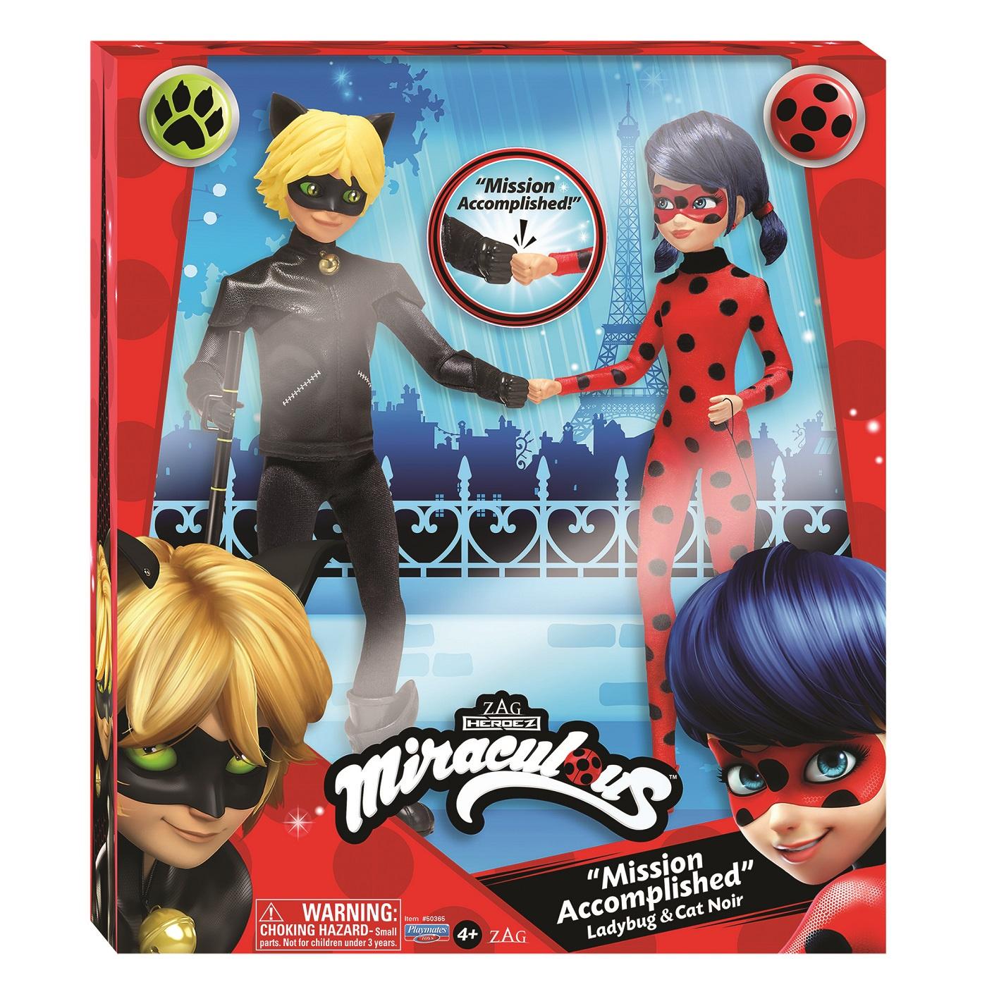 Produktbild Bandai - Miraculous LADYBUG UND CAT NOIR SET - 2 Puppen 26 cm 2 von 2