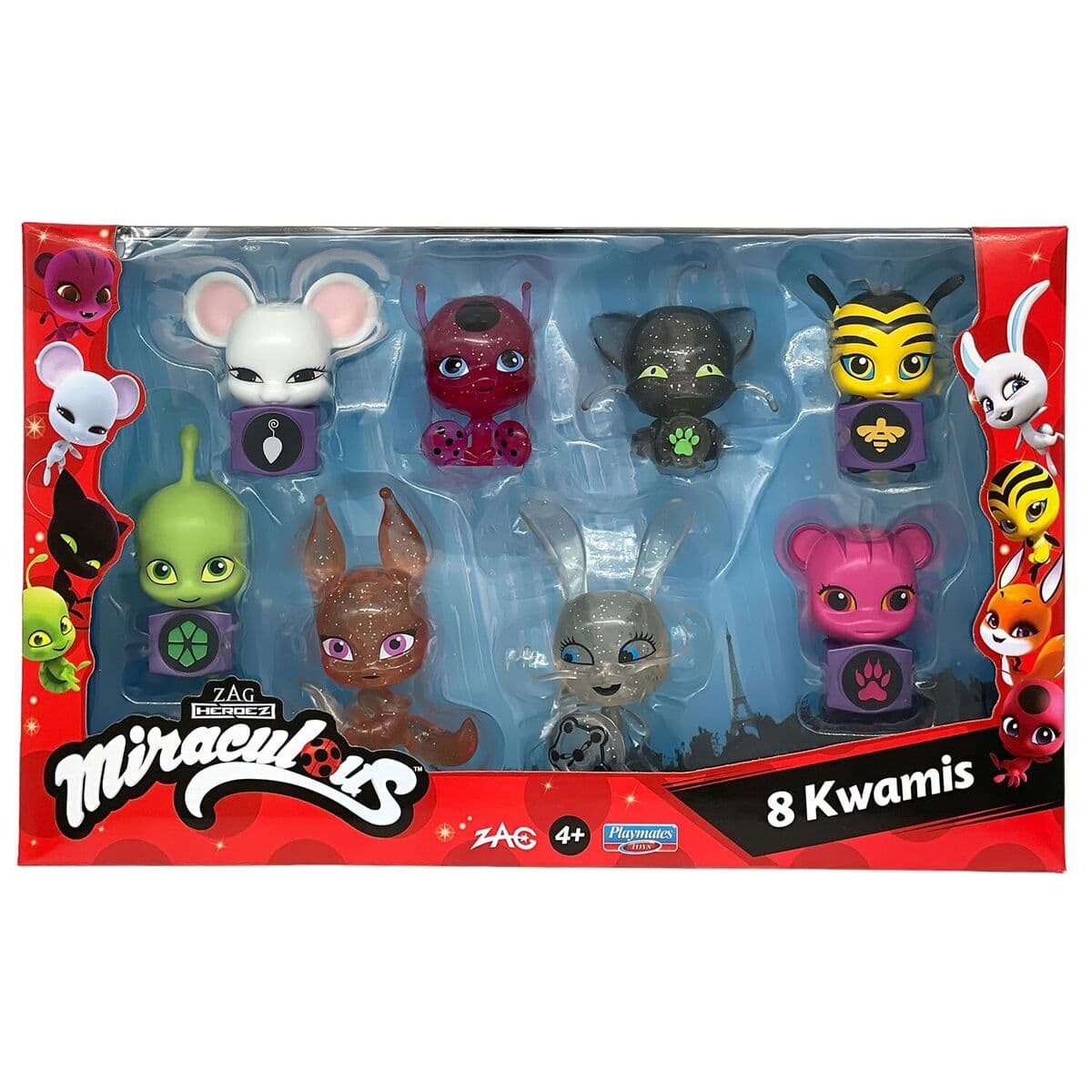 Miraculous Kwami Mini-Figuren Set - 8 Figuren