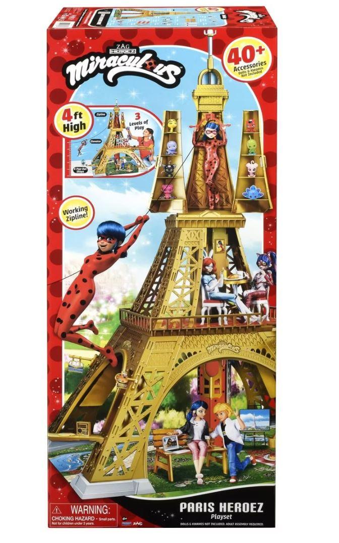 Bandai - Miraculous Deluxe Spielset Eiffelturm