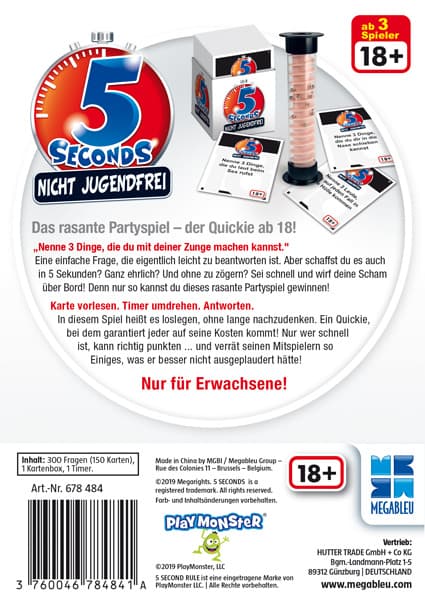 Produktbild MegaBleu - 5 Seconds 18+ 2 von 3
